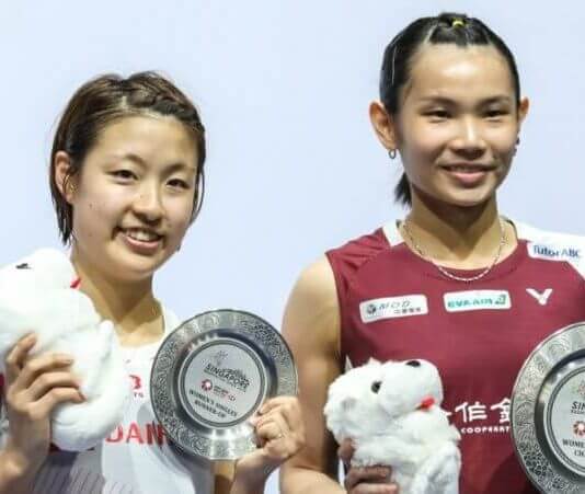 Št. 1 v badmintonu Tai zmagala na turnirju Singapore Open FOTO: Singapore Open 2019