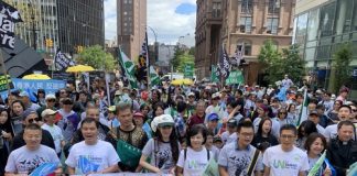 V New Yorku organiziran shod za članstvo Tajvana v Združenih narodih FOTO: CNA