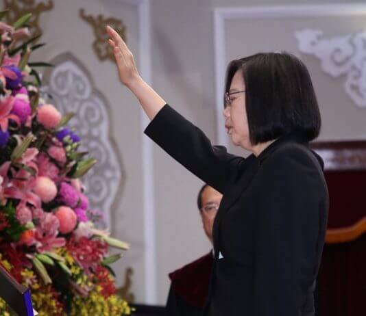 Predsednica Tsai Ing-wen zaprisegla za drugi predsedniški mandat Foto: CNA