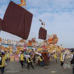 Tisoči so se odpravili na južno tajvansko obalo, da bi videli »kraljevo ladjo« Foto: CNA