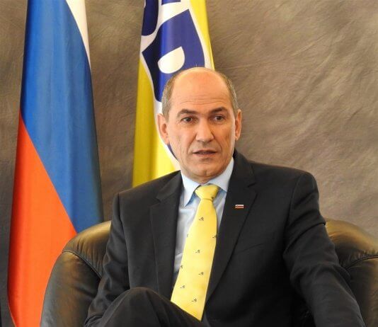 Slovenski premier Janez Janša poziva k zaščiti Litve pred pritiski Kitajske Foto: Janez Janša, facebook.com