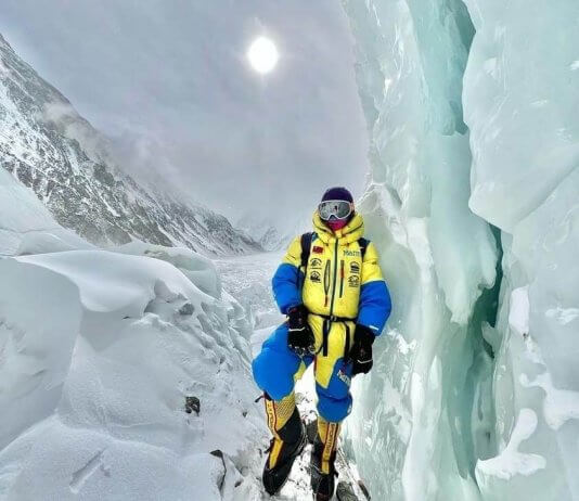 Prva Tajvanka, ki se je povzpela na vrh K2 brez dodatnega kisika Foto: Fotografija Grace Tseng z njenega Facebooka.