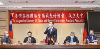 Vzpostavljena parlamentarna skupina prijateljstva med Nemčijo in Tajvanom Foto: CNA.