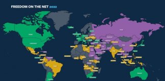 Tajvan na petem mestu na svetu v svobodi spleta, Kitajska na zadnjem Foto: Facebook stran freedomhouse.org