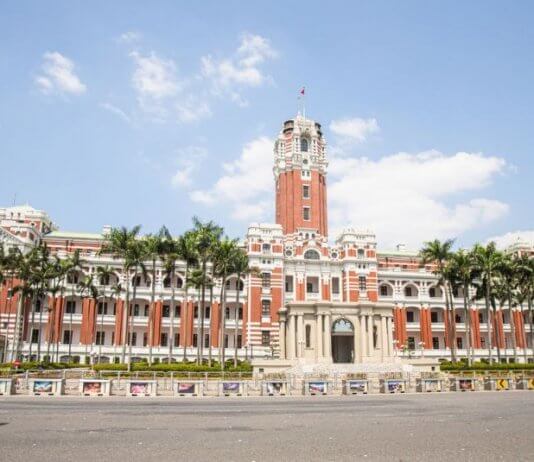 Natečaj za prenočitev v tajvanskem predsedniškem uradu Predsedniška palača v Tajpeju. Foto: MOFA, ROC Taiwan.