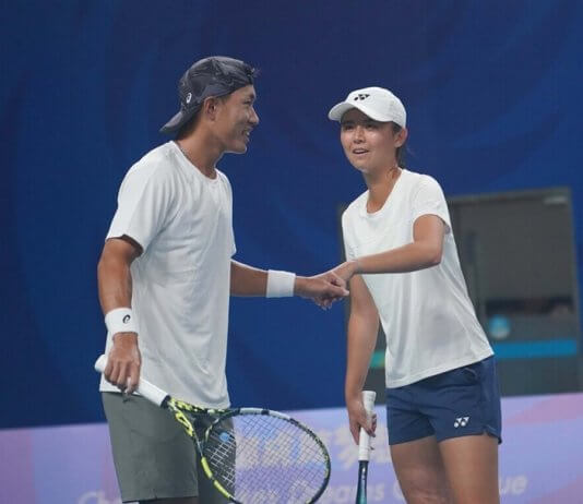 Tajvanski športniki osvojili še 3 zlata odličja na poletni univerzijadi Hsu Yu-hsiou (許育修) in Wu Fang-hsien (吳芳嫻). Foto: CNA