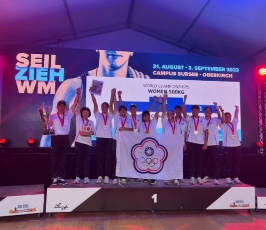 Ekipa Tajvana na svetovnem prvenstvu v vlečenju vrvi pokazala moč Foto: Taiwan Today.