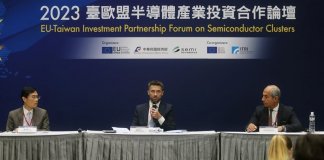 Na Tajvan prispela doslej največja delegacija EU za polprevodnike Foto: CNA.