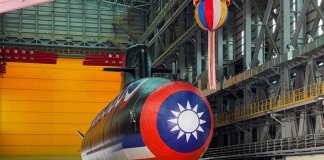 Tajvan je predstavil svojo prvo podmornico namenjeno nacionalni obrambi Foto: CNA.