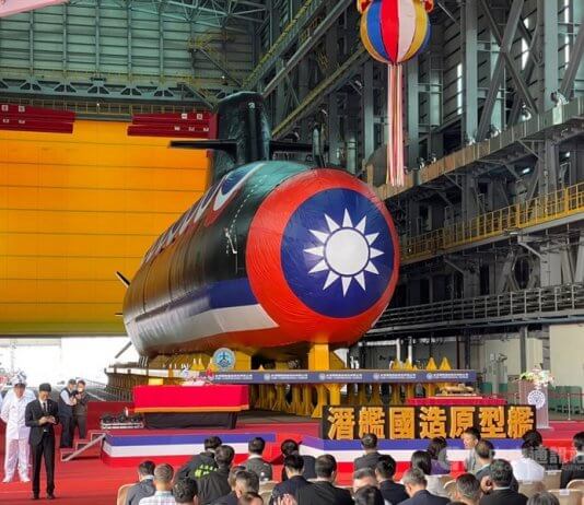 Tajvan je predstavil svojo prvo podmornico namenjeno nacionalni obrambi Foto: CNA.