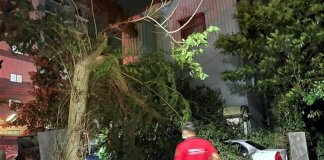 Tajfun Koinu ranil 190 ljudi, več kot 62.000 gospodinjstev brez elektrike Foto: CNA.