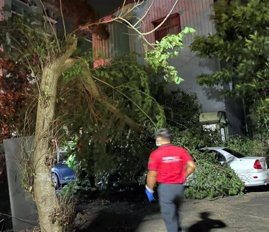 Tajfun Koinu ranil 190 ljudi, več kot 62.000 gospodinjstev brez elektrike Foto: CNA.