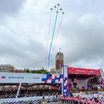 Ob dnevu državnosti predsednica Tsai pozvala Peking k »miroljubnem sožitju« Foto: CNA.