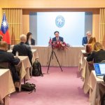 Minister za zunanje zadeve Wu v skupnem intervjuju za evropske medije Foto: Taiwan Today, MOFA.