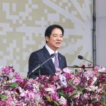 »LR Kitajska nima pravice zastopati Tajvana«, je dejal predsednik Lai v nagovoru ob dnevu državnosti Foto: CNA.