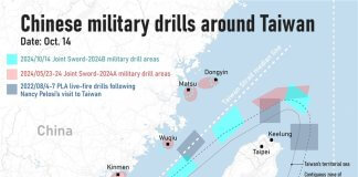 Tajvan obsodil kitajske vojaške vaje za nerazumne provokacije Foto: CNA.