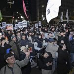 Vojno stanje v Južni Koreji sprožilo proteste Foto: CNA.