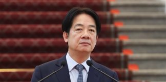 Predsednik Lai si prizadeva za ponovno uvedbo vojaških sodnih postopkov zaradi vse večje kitajske infiltracije Tajvana Foto: Predsednik Lai Ching-te na tiskovni konferenci.