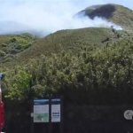 Gasilci v bitki s požarom nad gorovjem Yangming Foto: CNA.