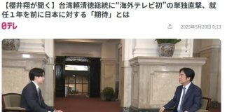 Predsednik Lai v prvem televizijskem intervjuju za tujino poudaril občutek ogroženosti Foto: CNA.