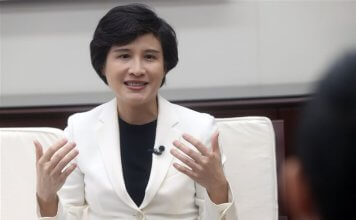 Tajvan z ZDA še vedno v carinskih pogovorih Foto: Podpredsednica vlade Cheng Li-chiun, CNA.