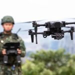 Nova mikro brezpilotna letala debitirala na vojaških vajah Han Kuang Foto: CNA.