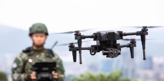 Nova mikro brezpilotna letala debitirala na vojaških vajah Han Kuang Foto: CNA.
