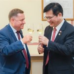 Tajvanski zunanji minister na Dunaju končal potovanje po Evropi in se Avstrijcem zahvalil za podporo Foto: CNA.