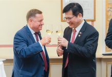 Tajvanski zunanji minister na Dunaju končal potovanje po Evropi in se Avstrijcem zahvalil za podporo Foto: CNA.