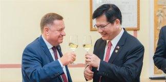 Tajvanski zunanji minister na Dunaju končal potovanje po Evropi in se Avstrijcem zahvalil za podporo Foto: CNA.