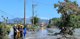 Število smrtnih žrtev tajfuna Ragasa se je po najdbi trupla v reki Hualien povečalo na 18 Foto: CNA.