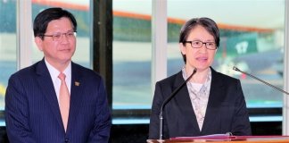 Tajvanska podpredsednica prvič uradno nagovorila Evropski parlament Foto: MOFA, Taiwan (ROC).