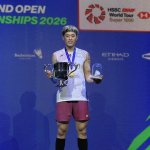 Lin Chun-yi osvojil prvo zlato za Tajvan v moškem posamičnem turnirju All England Open Foto: CNA.