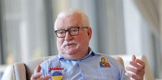 Walesa opozarja na nevarnost, ki jo predstavlja Kitajska, in poziva k solidarnosti za odpravo komunističnega režima Foto: Nekdanji poljski predsednik Lech Wałęsa, CNA.