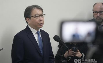 Vodja Sveta za nacionalno varnost je posredno kritiziral potovanje predsednice KMT na Kitajsko Foto: Generalni direktor Urada za nacionalno varnost Tsai Ming-yen.