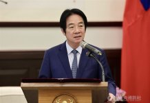 Predsednik Lai poziva demokracije, naj se združijo proti nadnacionalnemu zatiranju Foto: CNA.