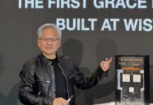 Tajvan je »epicenter« proizvodnje napredne elektronike: Jensen Huang Foto: Jensen Huang, ustanovitelj in izvršni direktor podjetja Nvidia Corp.