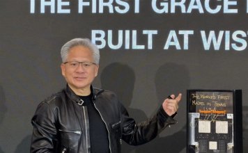 Tajvan je »epicenter« proizvodnje napredne elektronike: Jensen Huang Foto: Jensen Huang, ustanovitelj in izvršni direktor podjetja Nvidia Corp.